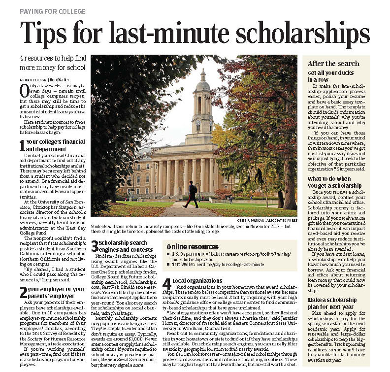 082118_LAST-MINUTE SCHOLARSHIPS